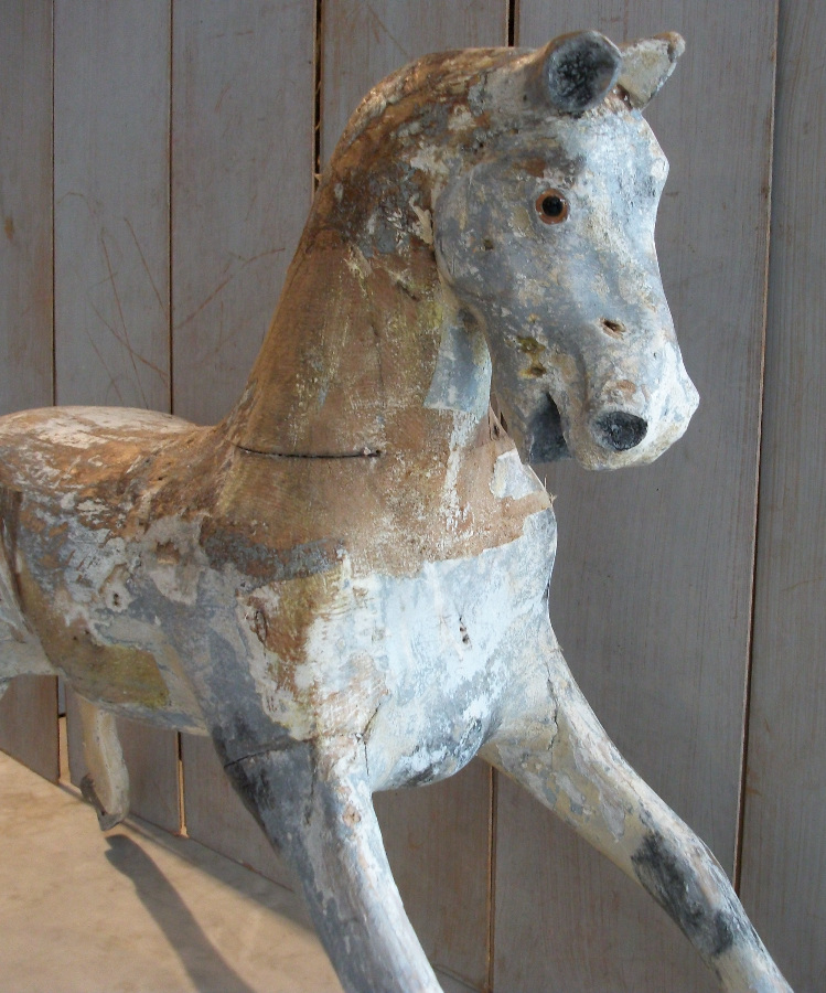 antique rocking horse